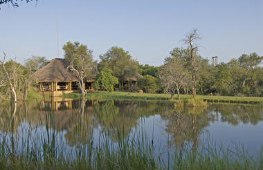 Waterwhole at Camp Jabulani Main Camp